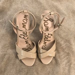 Sam Edelman Eliza nude heels size 8 women